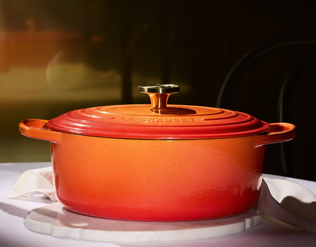 Panela Oval Signature Flamme Dorée, view 1